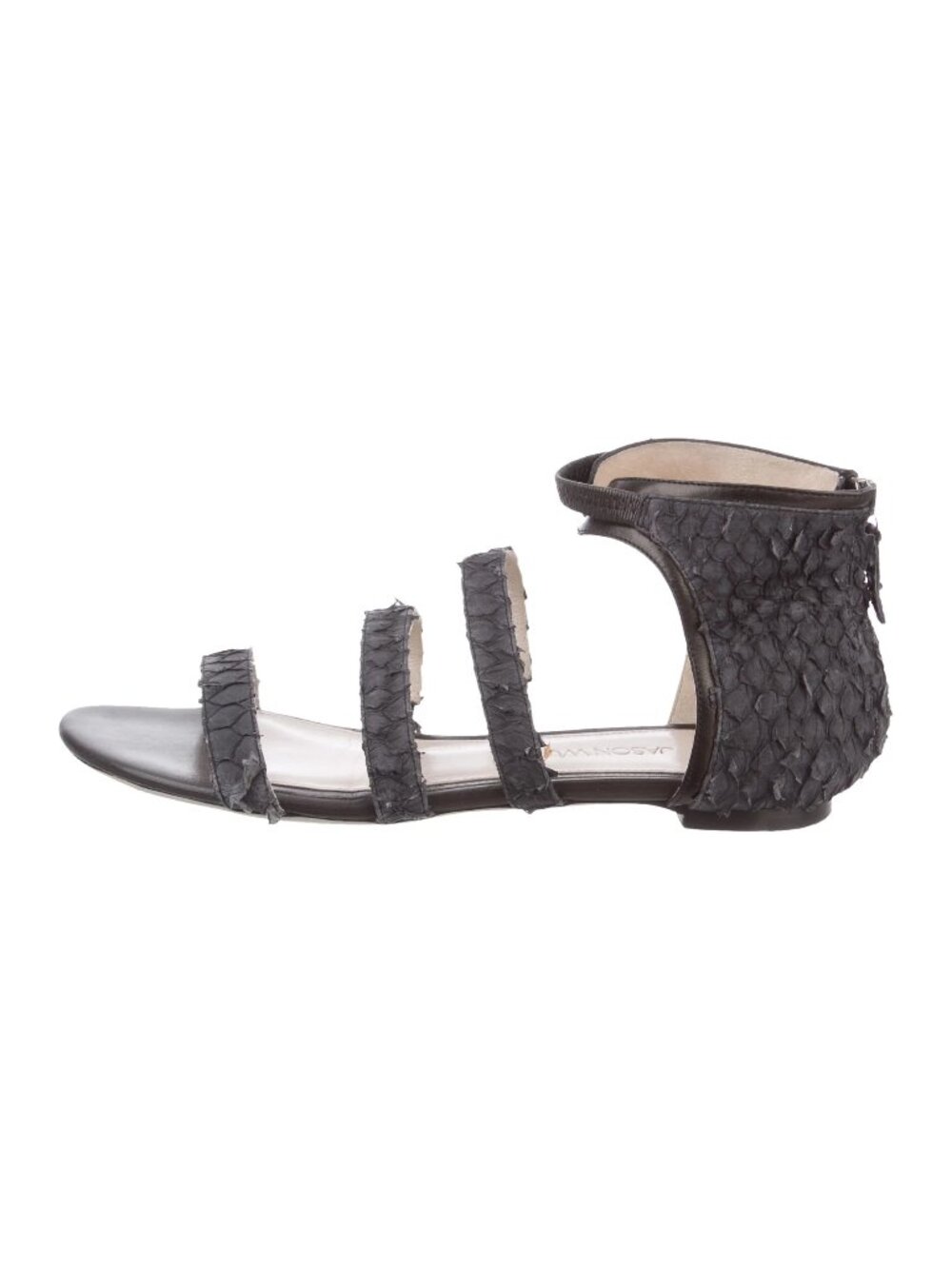 Jason Wu Nubuck Ankle Wrap Sandals